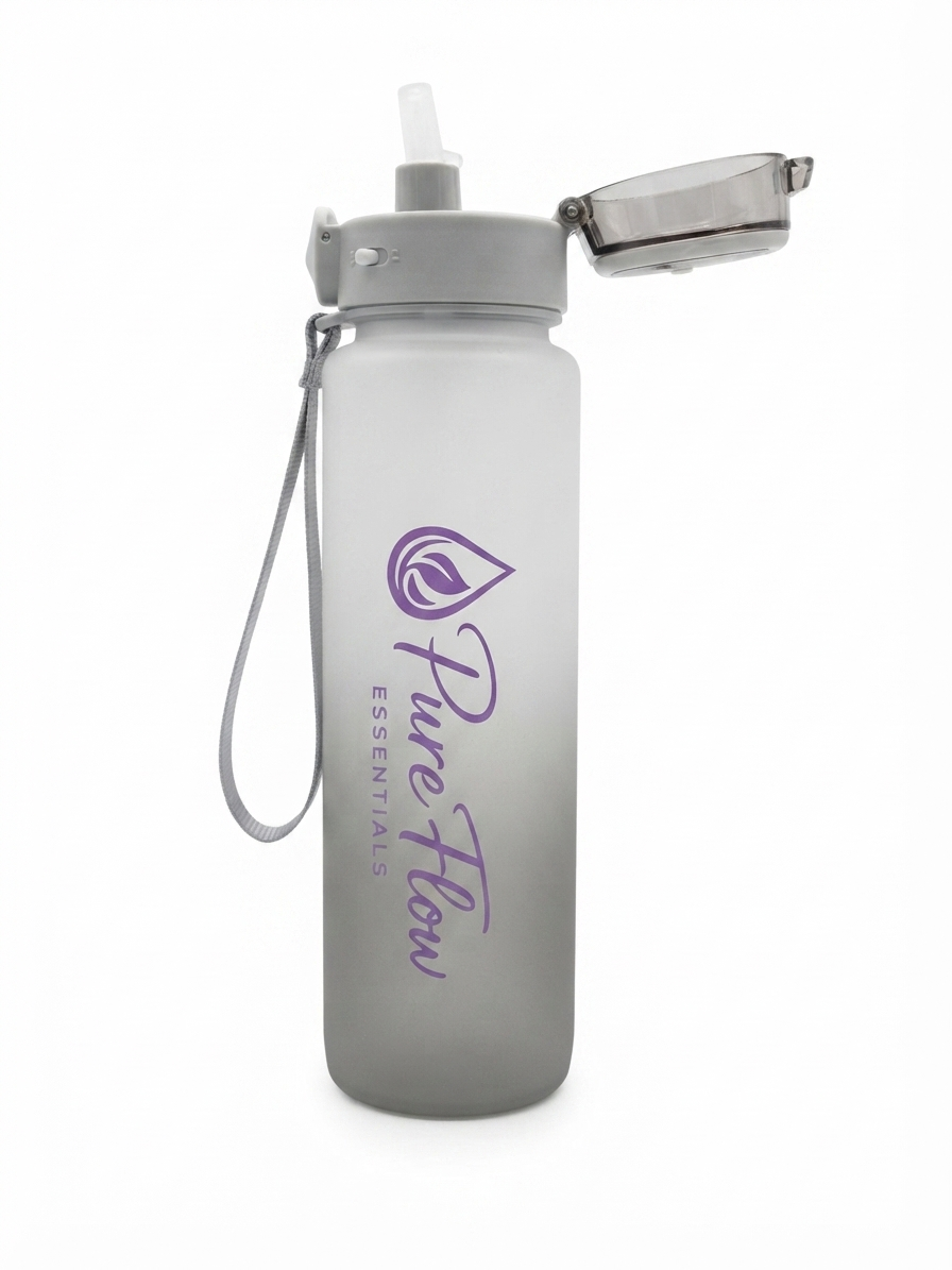 Pure Flow Essentials 1L Frosted Gradient Water Bottle
