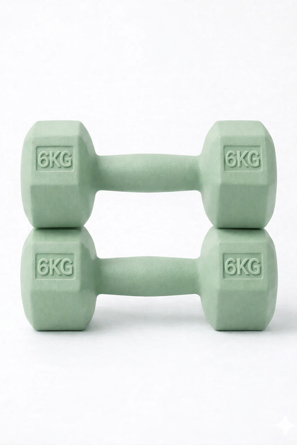6KG Dumbbells Sage Green