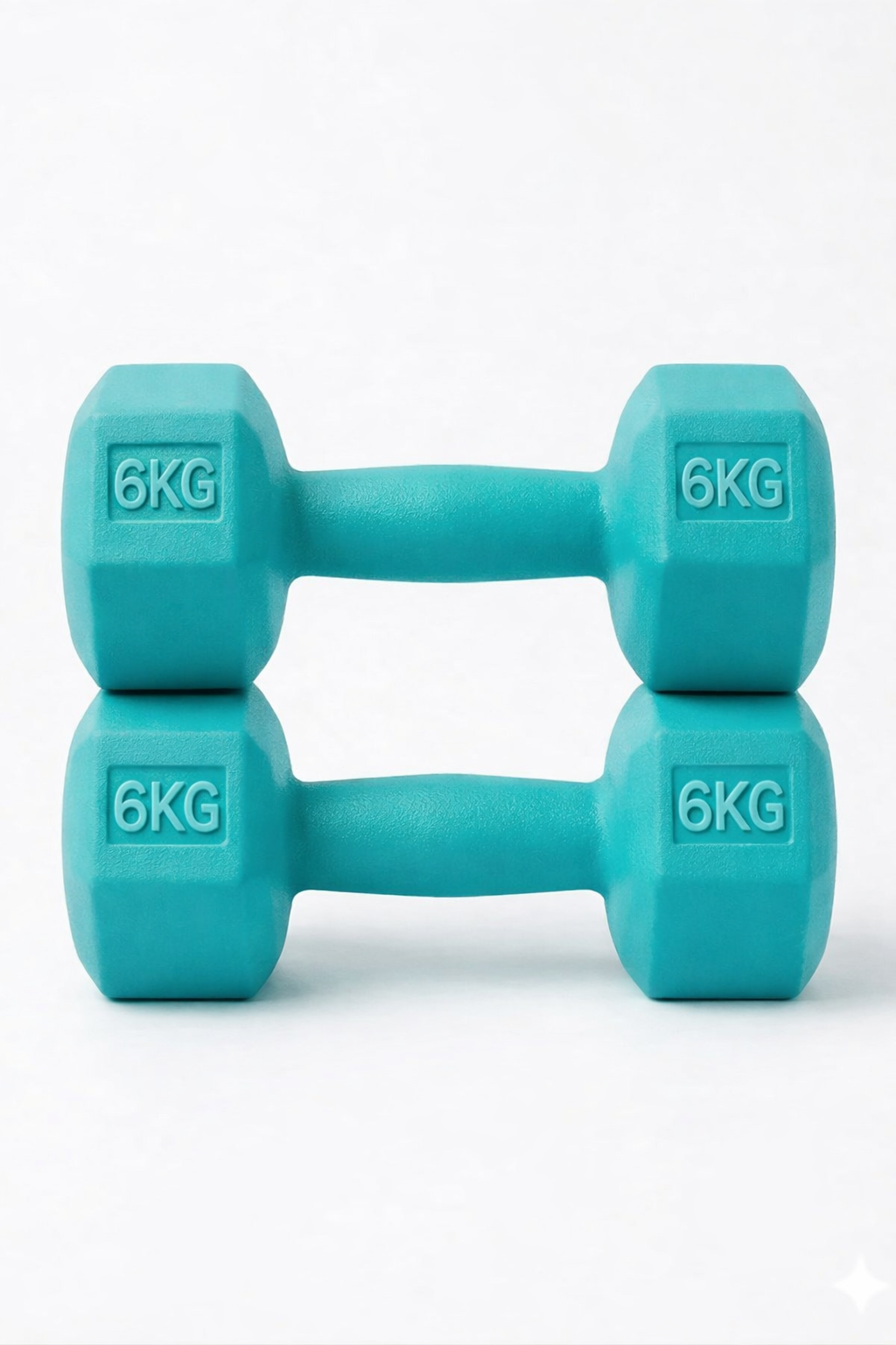 6KG Dumbbells Teal