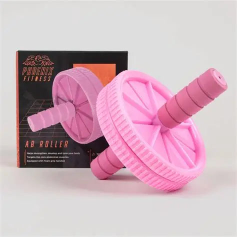 Phoenix Fitness Ab Roller in Pink