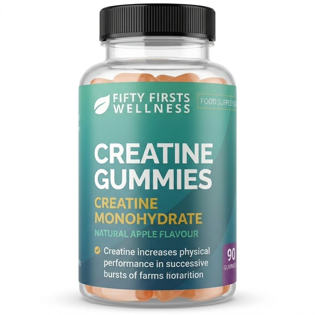 Fifty Firsts Wellness Creatine Monohydrate Gummies (Apple Flavour)