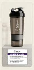 Fitstyle Multi Protein shaker Grey