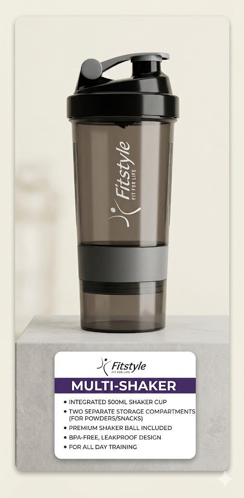 Fitstyle Multi Protein shaker Grey