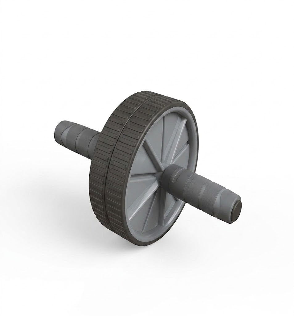 Grey Ab Roller - FitStyle Ultimate Abs Workout Equipment